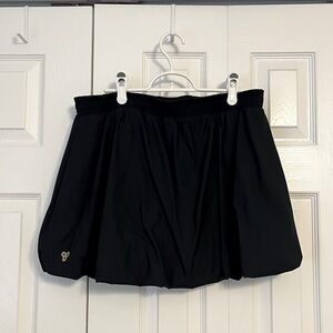 Aritzia Black Bubble Tennis Skirt